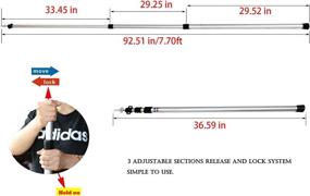 img 3 attached to Olytamxi Adjustable Aluminum Telescoping 3 Sections