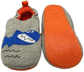 img 4 attached to HsdsBebe Toddler Slippers Sneakers Moccasins First Shoes for Boys Slippers