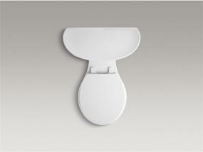 img 2 attached to 🚽 Kohler Brevia K 4775 0 Quick Release Round Front Toilet Seat