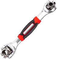 multifunctional universal wrench tool with 360 degree rotating head – 48 in 1 socket wrench for home and car repair logo