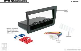 img 2 attached to 🚗 SCOSCHE Install Centric ICHA5BN: Perfect Solution for Installing a Aftermarket Stereo in Honda 2001-05 Civic