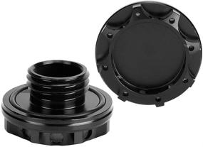 img 1 attached to 🚗 Car Engine Oil Filler Cap Replacement: Honda B16 B18 B20 K20 K24 BK (Black) Accessories