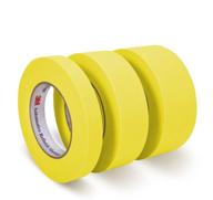 🔶 3m automotive refinish masking tape 06652: superior quality 18mm x 55m yellow tape for precise results logo