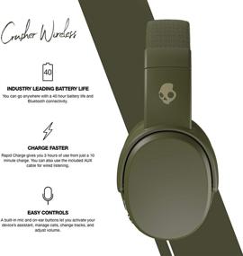 img 2 attached to 🎧 Восстановленные беспроводные наушники Skullcandy Crusher Over-Ear - Олива.