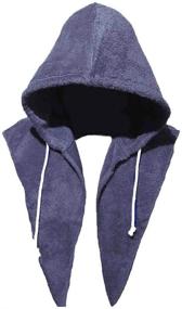 img 4 attached to Gray Hooded Custom Sports Head Towel by AllSportsHeadGear: The Ideal Unisex Travel Towel, Instant Cooling Towel & Beach Towel. Fast Drying Best Gym Towel - Highly Absorbent - Helps Regulate Body Temperature.