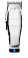 andis 12470 professional master cordless lithium ion hair clipper: a silver adjustable blade solution logo