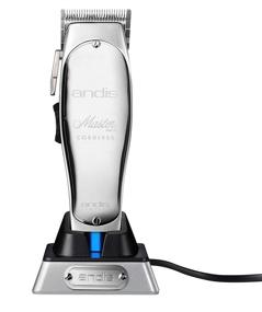 img 2 attached to Andis 12470 Professional Master Cordless Lithium Ion Hair Clipper: A Silver Adjustable Blade Solution