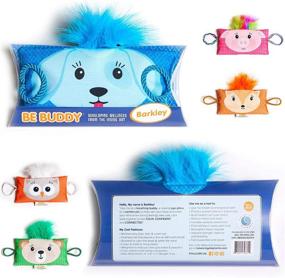 img 3 attached to Calming Sensory Toys for Kids - Deep Breathing Pillow - Balancing Elephants - BE Buddy Small Plush 🌿 Animal - Lavender Relaxation Gifts - Dog Stuffed Animal - Blue Pillow - Size: 4”x 8”x 1” - 10oz.