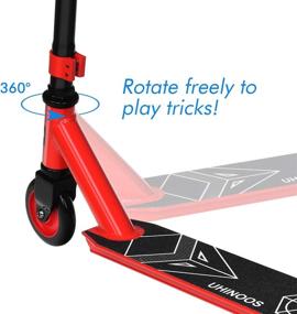 img 2 attached to 🛴 UHINOOS Pro Stunt Scooter: The Ultimate Aluminum Trick Scooter for Teenagers and Beginners