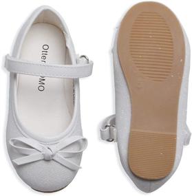 img 2 attached to ESTINE Toddler Princess Ballet White Girls' Shoes: Graceful and Stylish Footwear for Little Ballerinas
