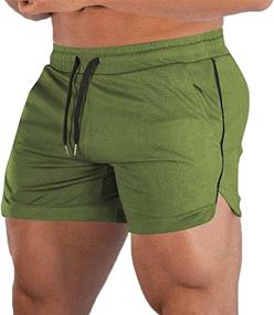img 4 attached to 🏋️ EVERWORTH Men's Athletic Shorts - Gym Workout & Casual Running Shorts with 5 Inch Inseam for Bodybuilding