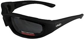 img 1 attached to 🏍️ Kickback Motorcycle Glasses by Global Vision
