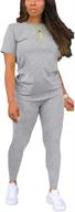 🩳 nimsruc summer sweatsuit sets for women - two piece jogger outfits and track suits logo