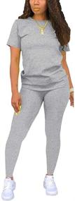 img 2 attached to 🩳 Nimsruc Summer Sweatsuit Sets for Women - Two Piece Jogger Outfits and Track Suits