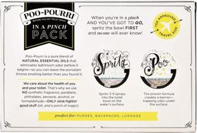 img 1 attached to Poo-Pourri In A Pinch Pack Toilet Spray Gift Set: 5 Pack 10mL, With Royal Flush 1.4 Ounce Inclusion