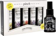 poo-pourri in a pinch pack toilet spray gift set: 5 pack 10ml, with royal flush 1.4 ounce inclusion логотип