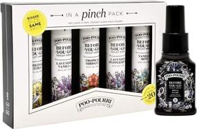 img 4 attached to Poo-Pourri In A Pinch Pack Toilet Spray Gift Set: 5 Pack 10mL, With Royal Flush 1.4 Ounce Inclusion