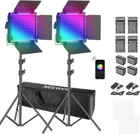 img 4 attached to 🌈 Neewer RGB LED Video Light with APP Control, 360° Full Color - 50W 660 PRO Video Lighting Kit CRI 97+