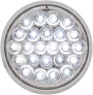 🔆 enhance visibility with grand general 78272 pearl white 4'' 24 led sealed light: clear lens logo