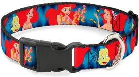 img 3 attached to Buckle Down Plastic Clip Collar Mermaid