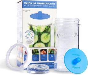 img 4 attached to 🌱 Mason Jar Fermentation Starter Set by Masontops - Simple Vegetable Fermenting Kit with Mason Jar - Must-Have DIY Essentials for Fermentation