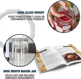 img 1 attached to 🌱 Mason Jar Fermentation Starter Set by Masontops - Simple Vegetable Fermenting Kit with Mason Jar - Must-Have DIY Essentials for Fermentation