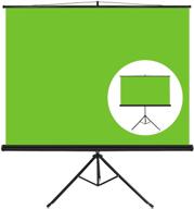 yesker green screen: 78.5x70.8” large studio backdrop mount on tripod – portable anti-wrinkle chroma key panel background with aluminum alloy stand for video studio, game live, and more! logo