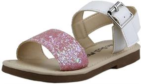 img 4 attached to Doll Maker Glitter Open Sandal