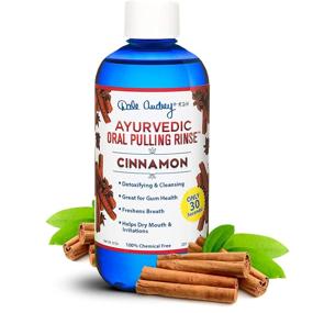 img 4 attached to 🌿 Dale Audrey Ayurvedic Oral Pulling Rinse - Natural Mouthwash for Teeth Whitening, Gum Health, and Oral Wellness - Natural, Organic, Vegan, Cruelty-Free - Cinnamon Flavor - 8 oz