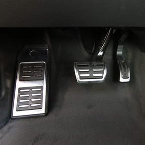 img 2 attached to 🚗 🇷🇺 Педаль акселератора, тормоза и подножка MYMOCCY: накладка на Audi Q7 Q8 2017-2021 Porsche Cayenne Touareg (Левый руль, Без сверления)