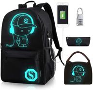 oslimea backpack college luminous lightweight logo