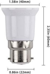 img 2 attached to YiLighting Industrial Electrical Halogen Edison Converter Adapter