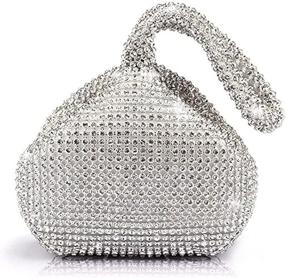 img 2 attached to Mogor Twinkle Glitter Rhinestones Portable Women's Handbags & Wallets