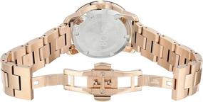 img 1 attached to Movado 3600335 Crystal Accented Gold Tone Stainless