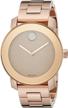 movado 3600335 crystal accented gold tone stainless logo