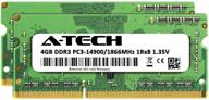 🔧 a-tech 8gb kit (2x4gb) compatible ram for synology nas diskstation ds218+, ds718+, ds918+ - ddr3/ddr3l 1866mhz pc3l-14900 non-ecc unbuffered sodimm memory (replacement - d3ns1866l-4g alternative) logo