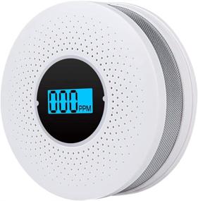 img 1 attached to 🔋 Advanced Carbon Monoxide Alarm Detector with Replaceable Battery & Digital Display - Packaging includes Non-Battery