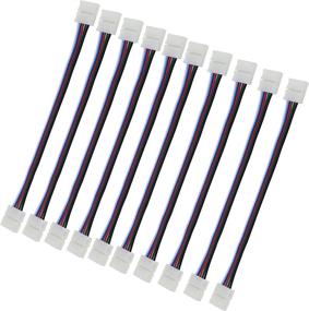 img 2 attached to 🔌 10-Pack of LEDENET 5pin 12mm RGBW LED Strip Light Quick Connectors - Easy No-Weld Solution for Any Angle Turning, Ideal for DIY Projects