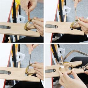 img 1 attached to 🔨 Enhance Your Jewelry Making with the TANJIN Wooden Bench Pin and V-Slot Clamp: A Versatile and Essential Tool for Jewelry Crafters