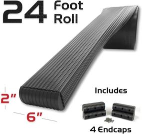 img 3 attached to 🚤 Enhance Boat Trailer Performance with Caliber Bunk Wrap Kit 23056-BK: 24-ft of 2x6-in Black Bunk Wrap with Endcaps