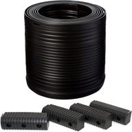 🚤 enhance boat trailer performance with caliber bunk wrap kit 23056-bk: 24-ft of 2x6-in black bunk wrap with endcaps логотип