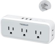 💡 tessan multi plug outlet splitter with usb: ultimate surge protection and usb charging power for home office dorm room logo