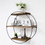 📚 befayoo floating shelves: rustic wood geometric style décor shelf for various spaces logo