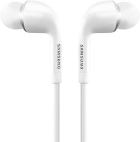 img 1 attached to Samsung EO-EG900BW White In-Ear Stereo Headset (Bulk Packaging) - Pack of 2