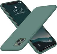 📱 dtto compatible with iphone 11 pro case – romance series silicone cover with enhanced camera and screen protection – midnight green logo