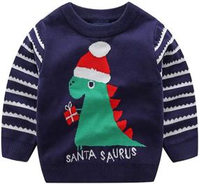 img 4 attached to Charming Cartoon Pullovers for 👕 Boys - Motteecity Clothes: Sweaters for Kids