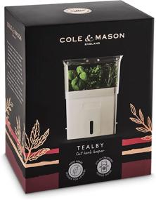 img 3 attached to Cole & Mason Cut Herb Keeper: Convenient White Solution for Fresh Herbs