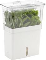 cole & mason cut herb keeper: convenient white solution for fresh herbs логотип