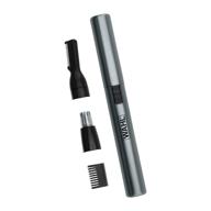 🔬 wahl 5640-600 micro groomsman personal pen trimmer & detailer: rinseable, interchangeable heads for hygienic grooming of eyebrows, neckline, nose, ears & more logo