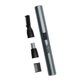 img 4 attached to 🔬 Wahl 5640-600 Micro Groomsman Personal Pen Trimmer & Detailer: Rinseable, Interchangeable Heads for Hygienic Grooming of Eyebrows, Neckline, Nose, Ears & More